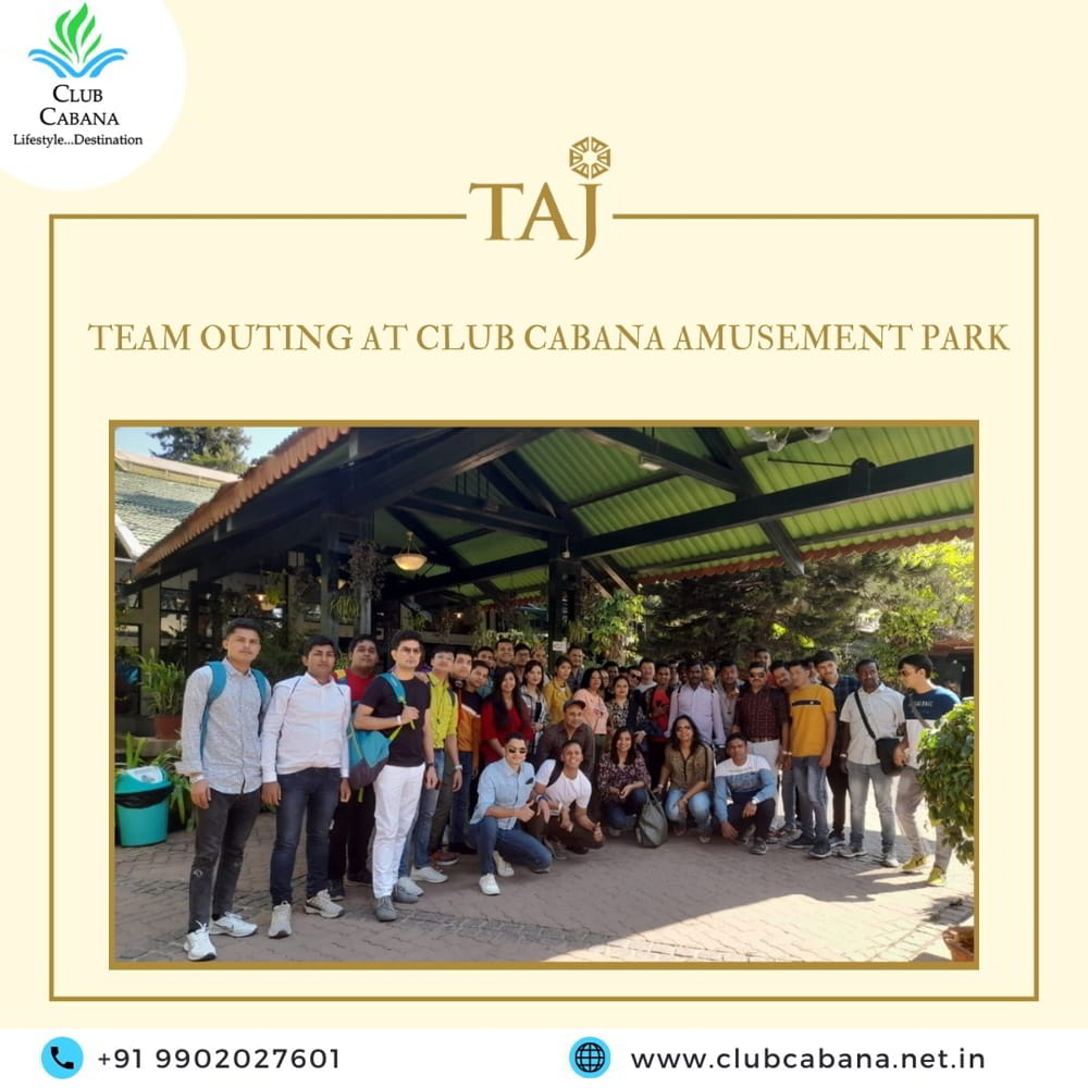 Taj Corporate outing Bangalore memories captured at Club Cabana