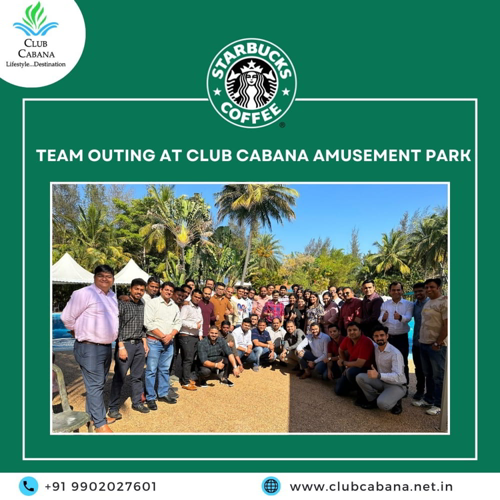 Starbucks Corporate outing Bangalore memories captured at Club Cabana
