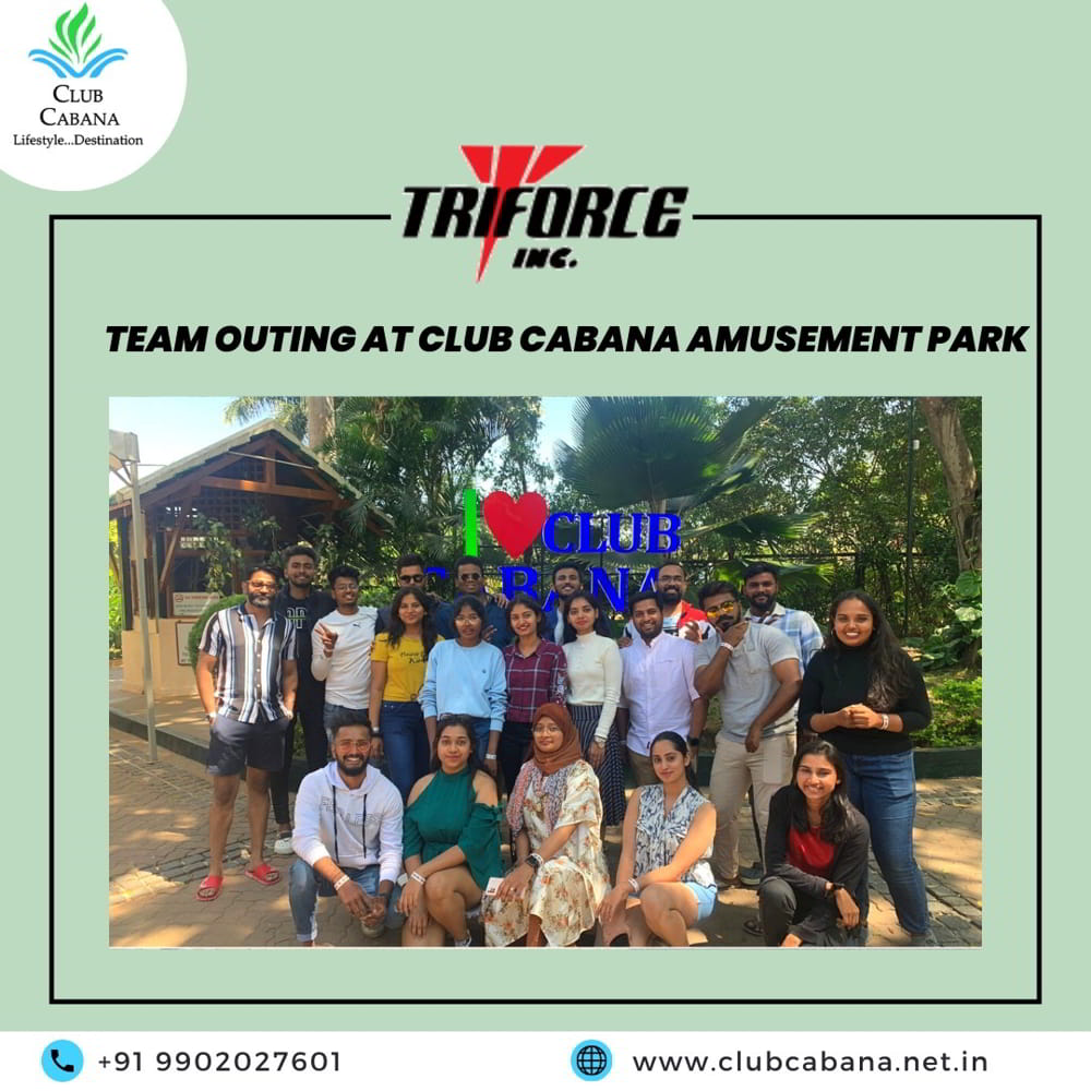 Corporate outing Bangalore memories captured at Club Cabana